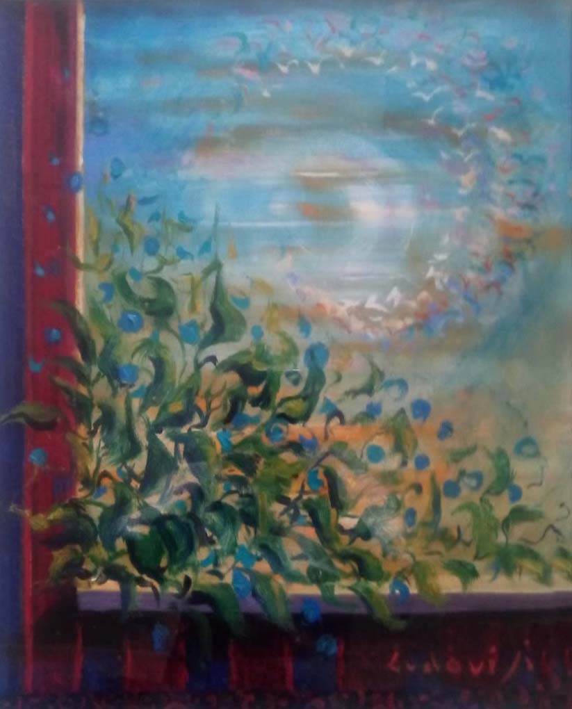 Felice Ludovisi - Finestra in fiore