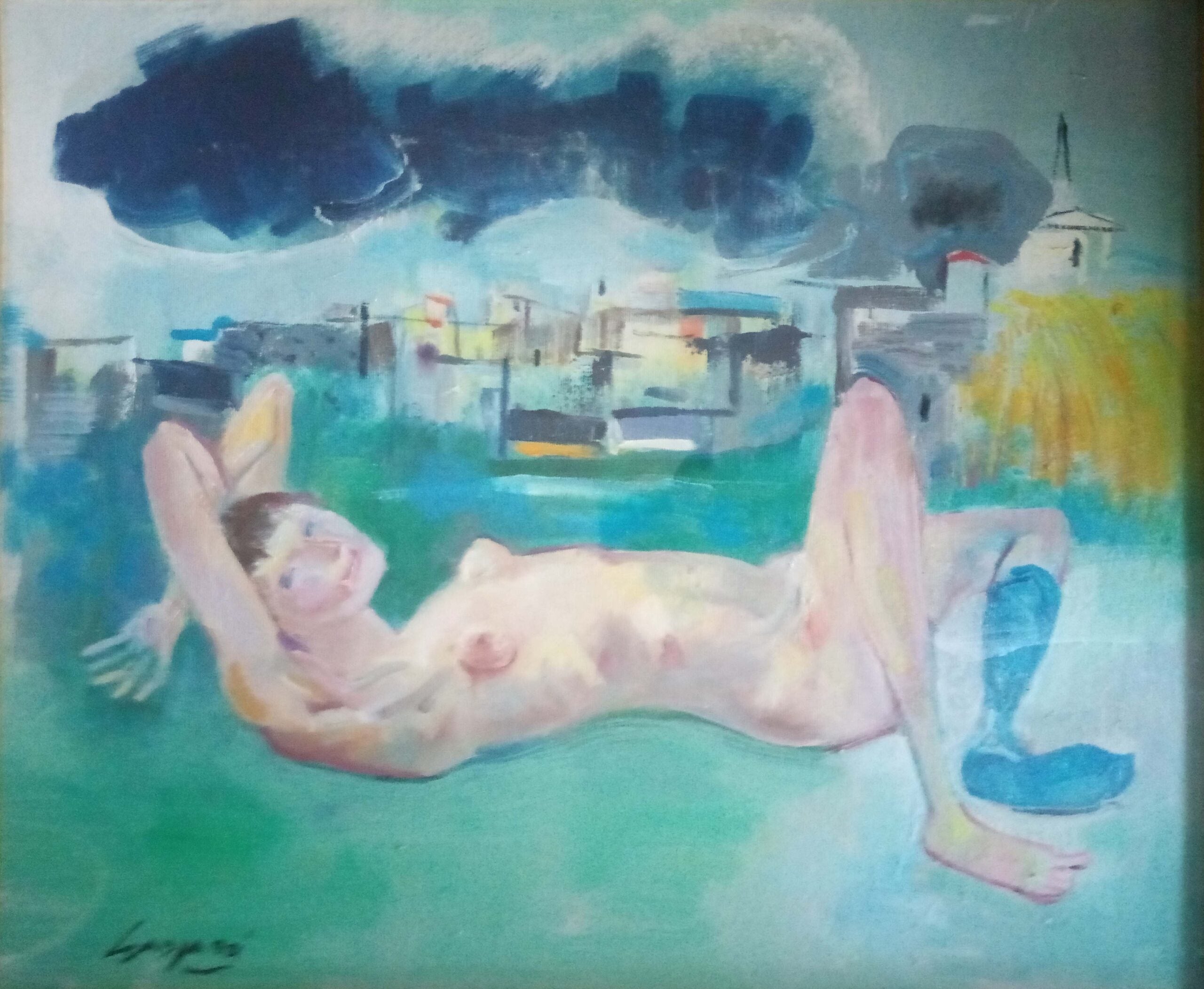 Nino Gasparri - Woman with Left Stocking