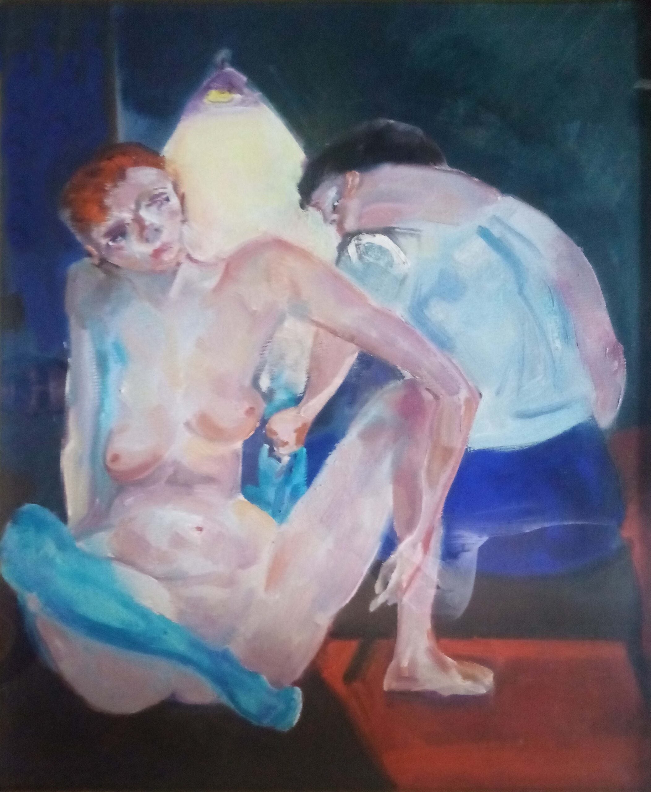 Nino Gasparri - Woman with Right Stocking