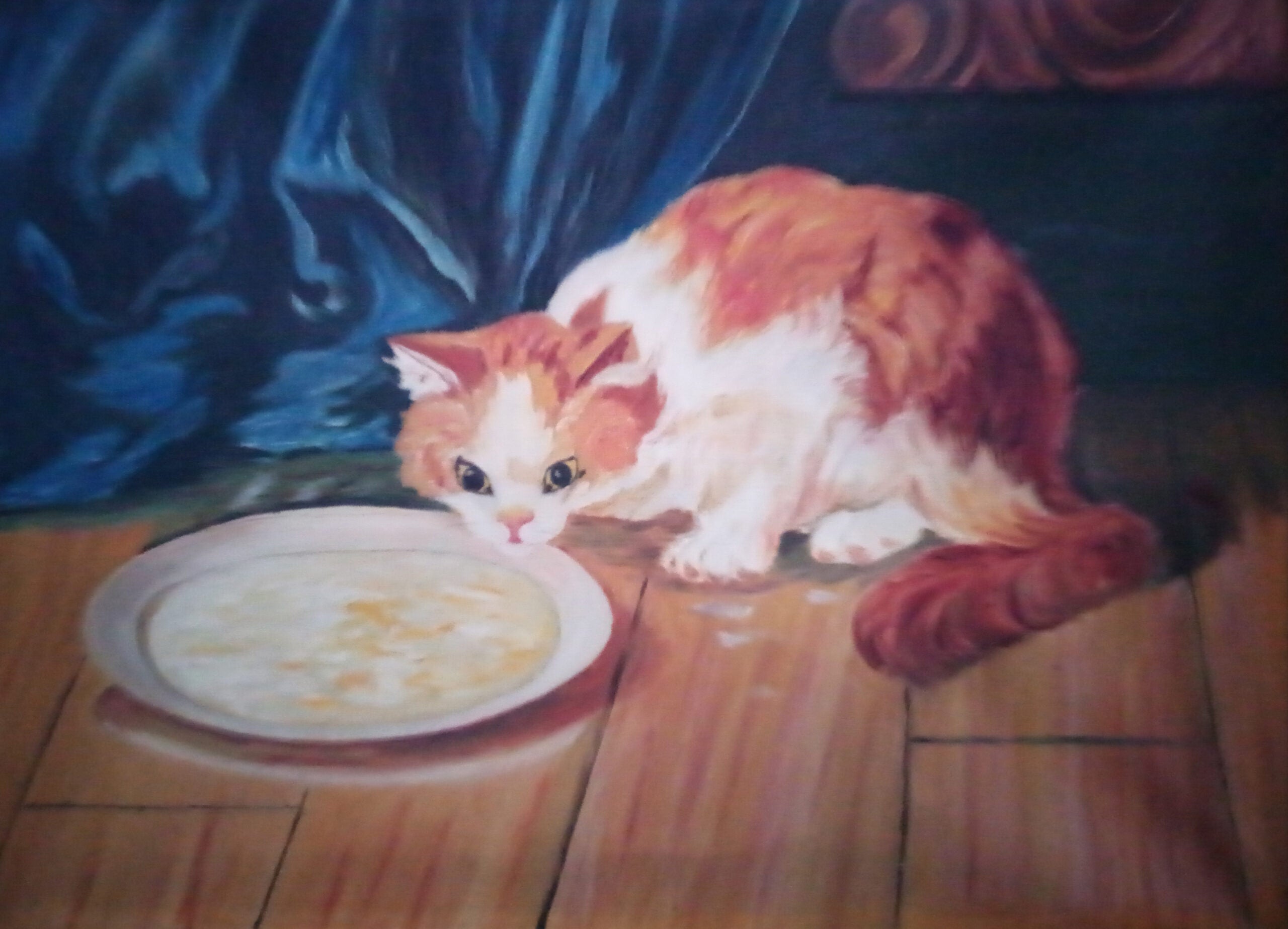 Carmela Roccella - Pavone e gatto