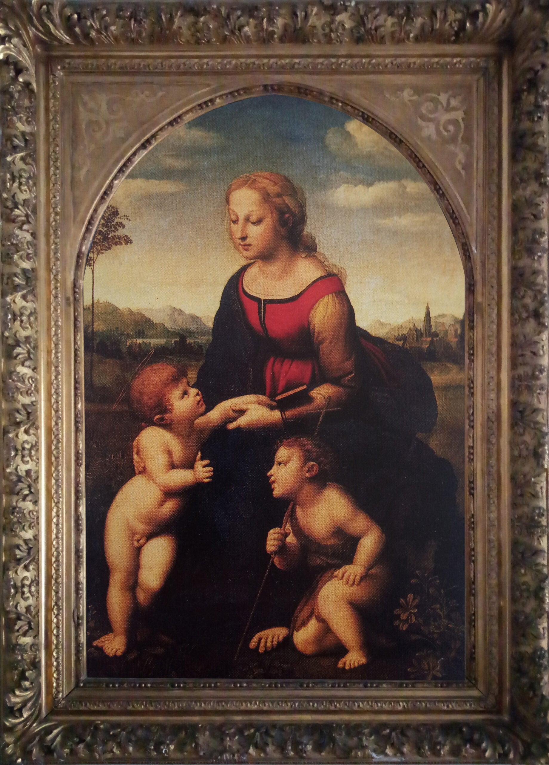 Paul Guette - Madonna con bambino (copia della Bella Giardiniera)