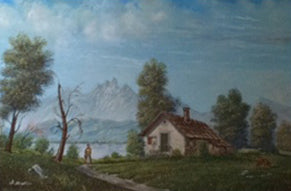 Stangalino Laura -Paesaggio lacustre