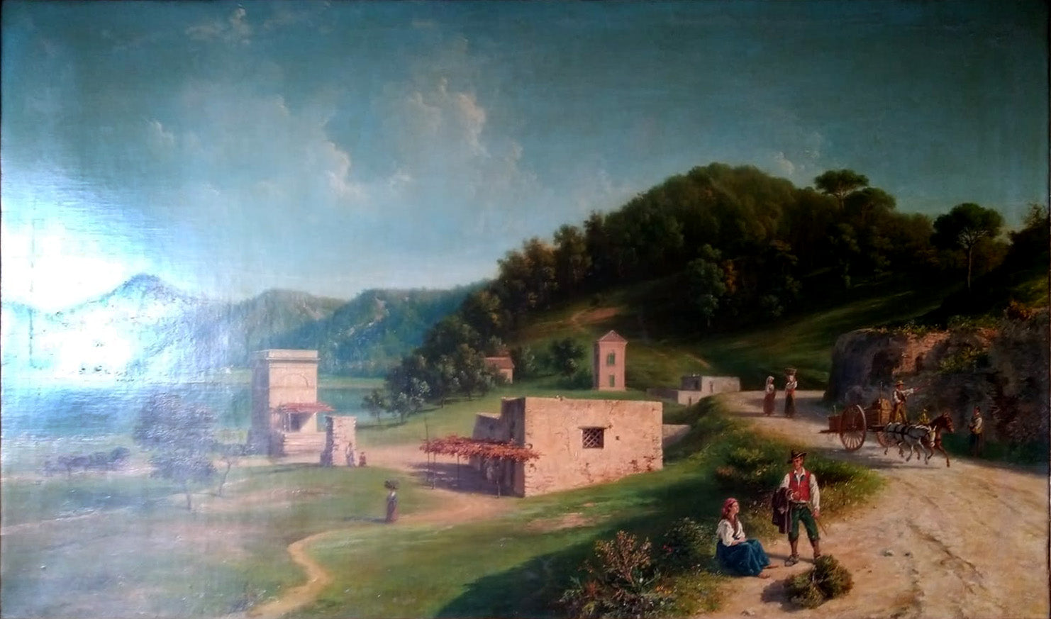 Attribuito a Giuseppe Palizzi - Lago d'Averno