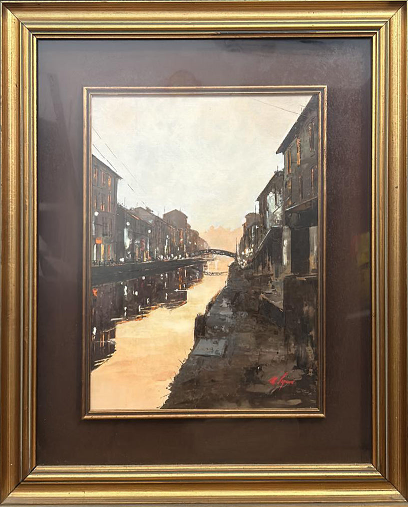 Matteo Laganà - Tramonto sul Naviglio