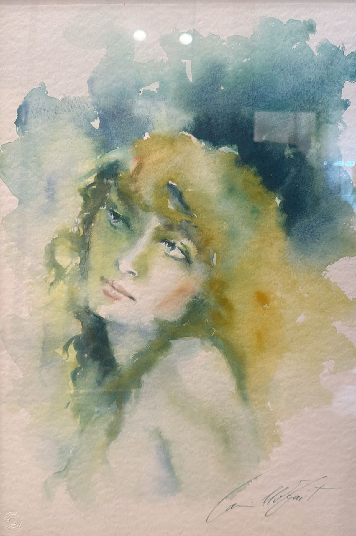 Camillo Fait - Senza titolo (Volto femminile)