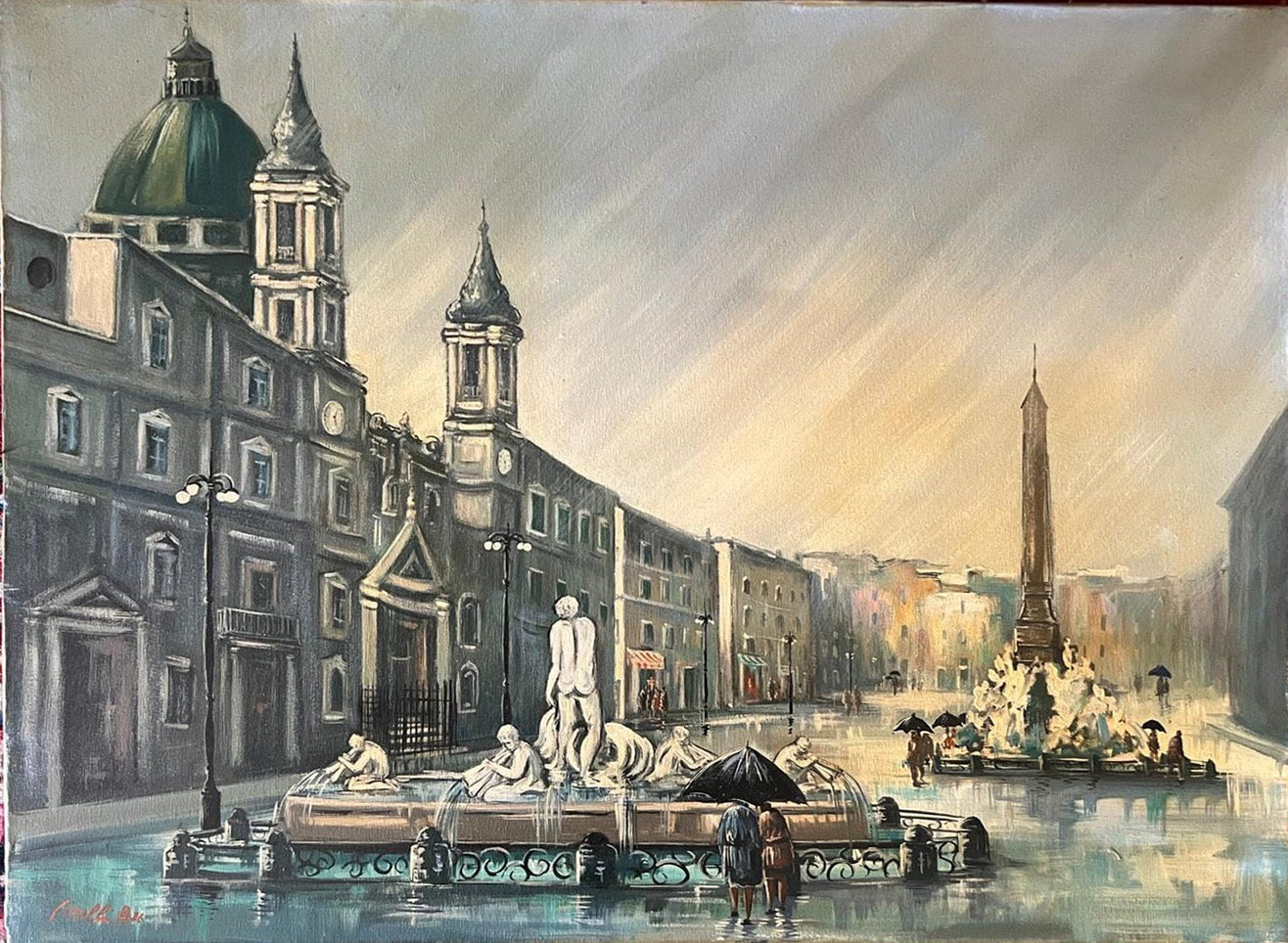 Attrubuito ad Antonio Cirelli - Piazza Navona