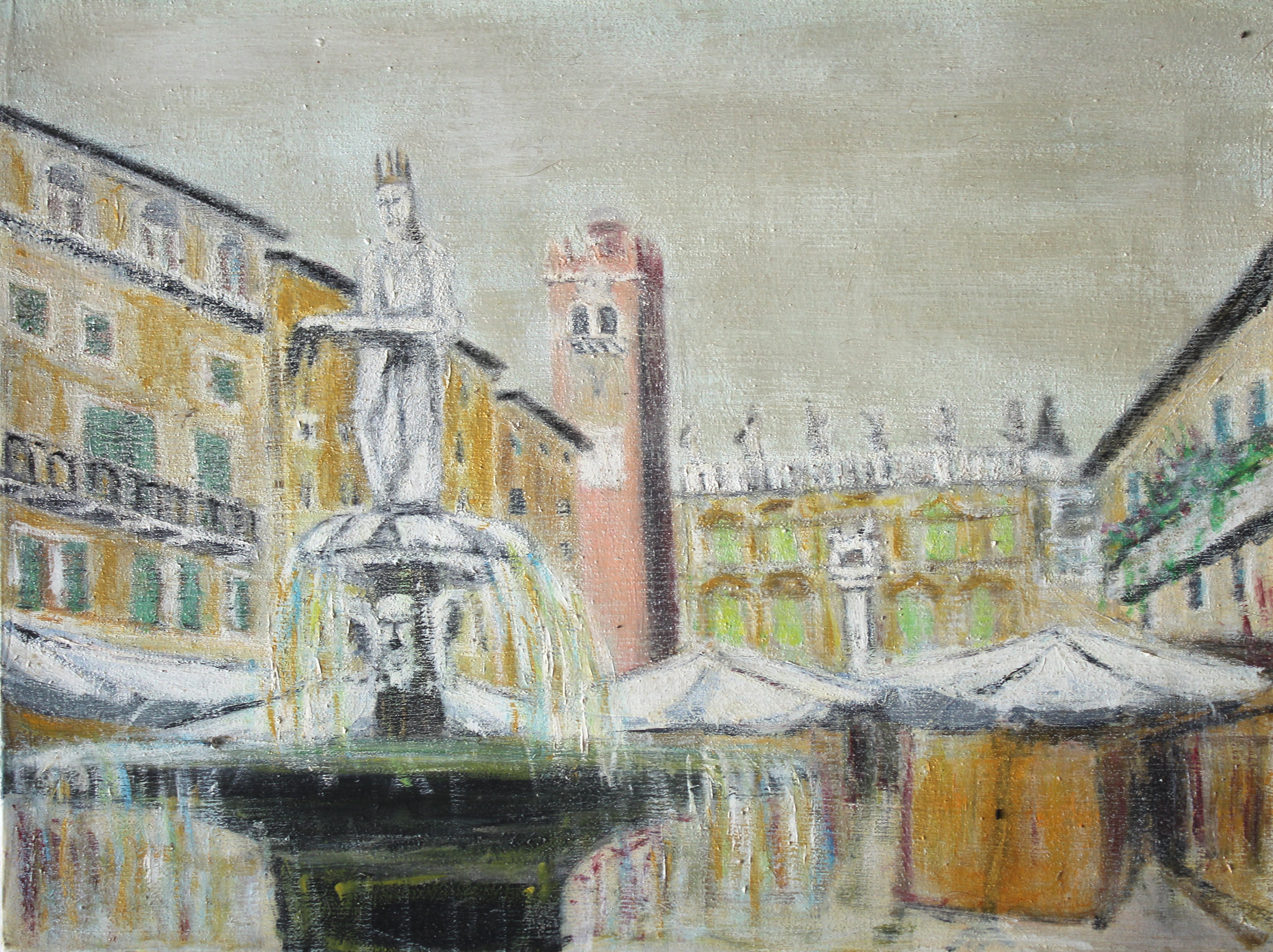 Fulvio Tocchino - Piazza delle Erbe - Verona
