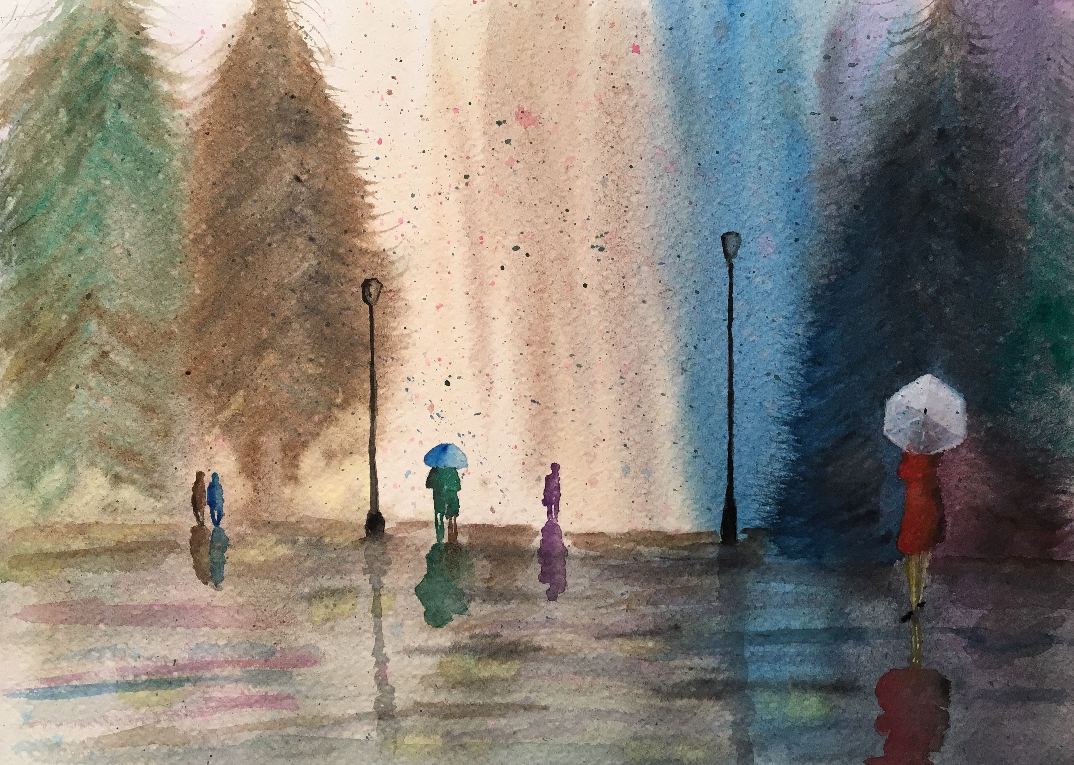 Galletto Elisabetta - Pioggia e colori