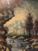 Primo Sinigaglia - Paesaggio in alta montagna