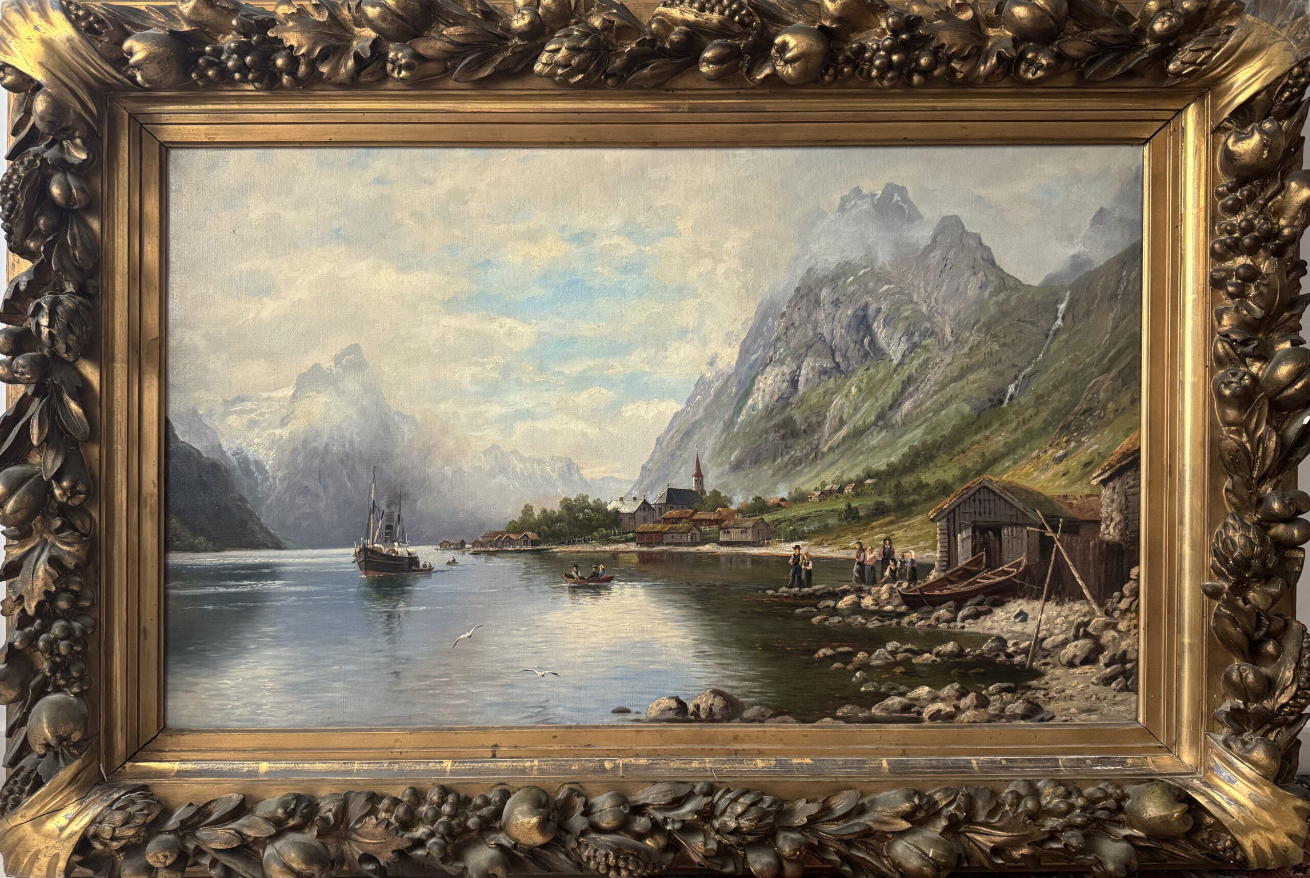 Ambito di Anders Askevold - Senza titolo (paesaggio del fiordo)