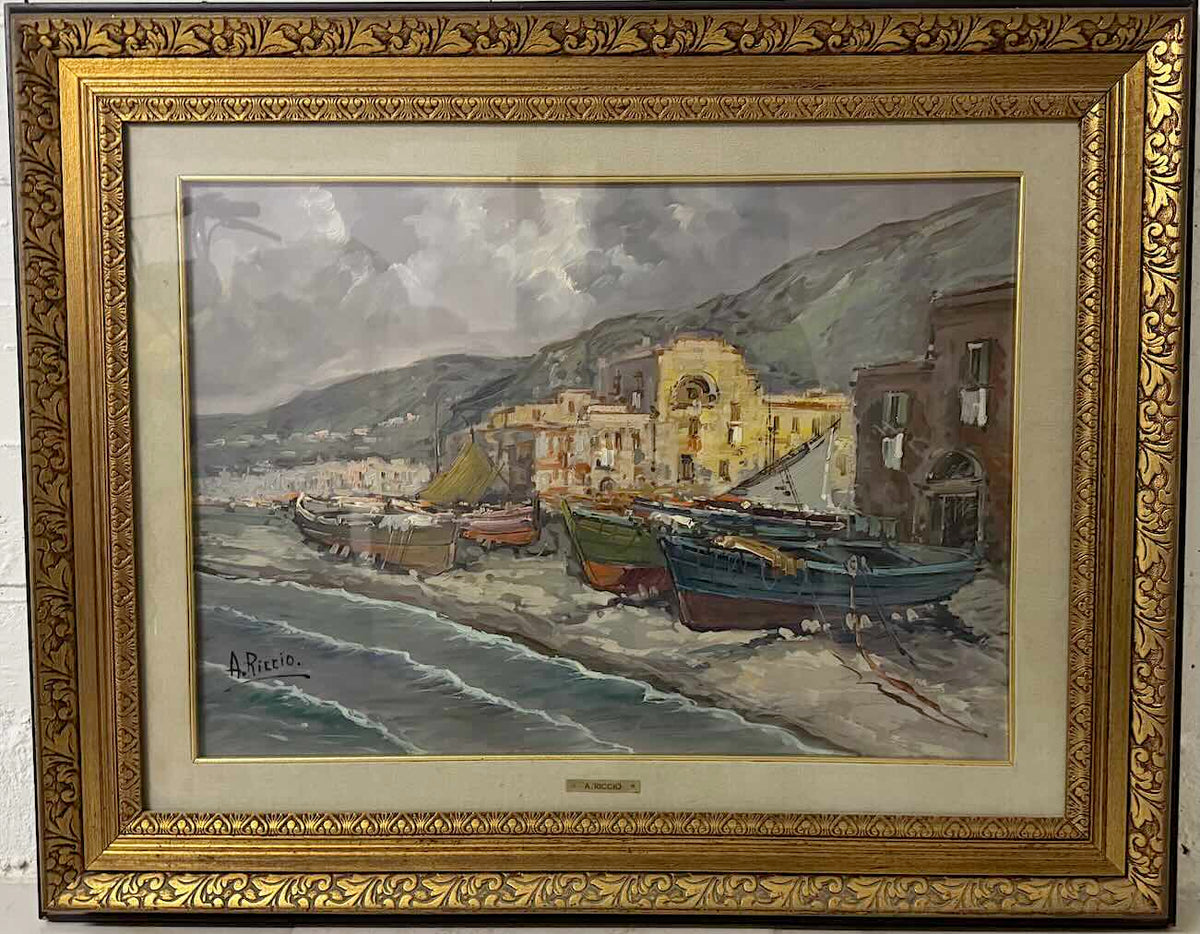 Paesaggio marino – Olio – A. Riccio