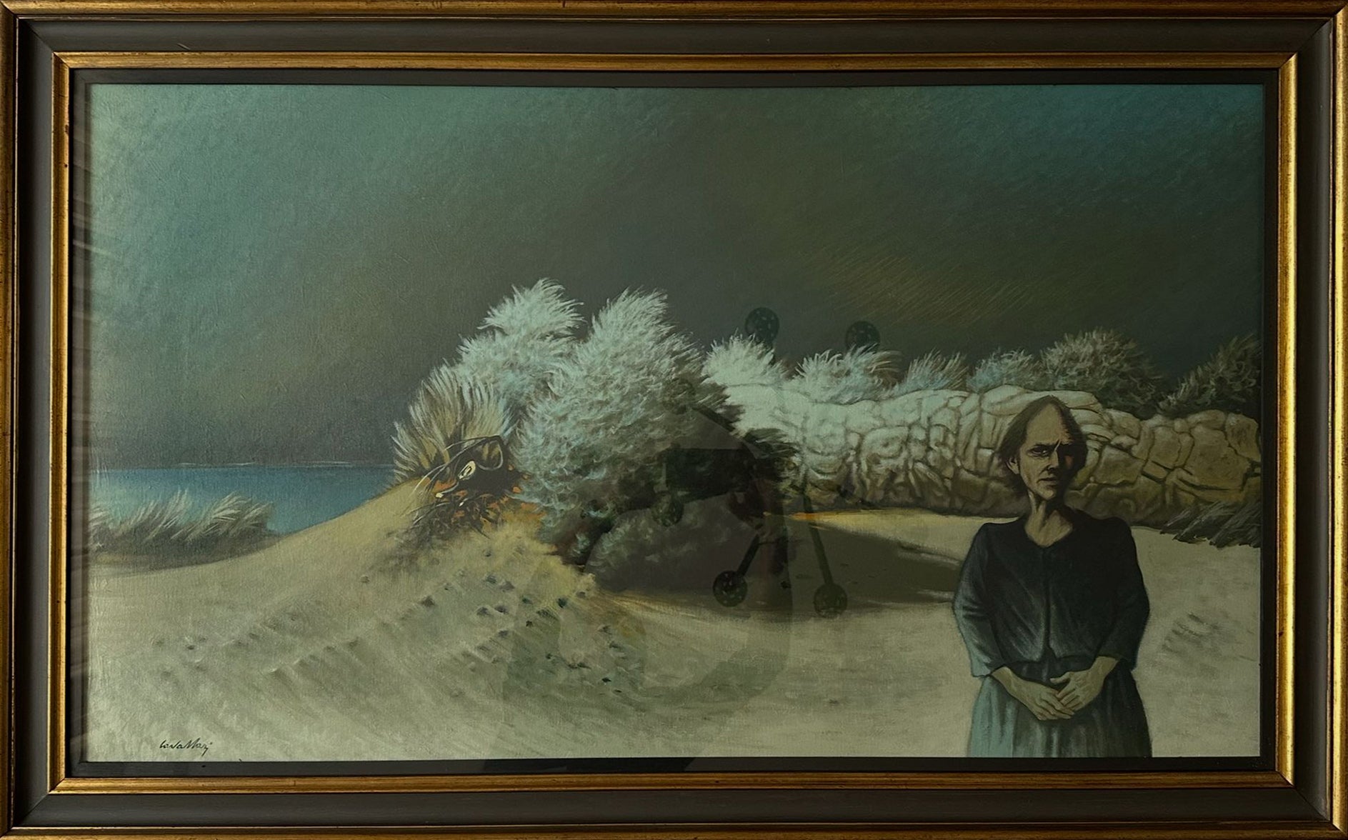 Alberto Cavallari - Landscape with Figure