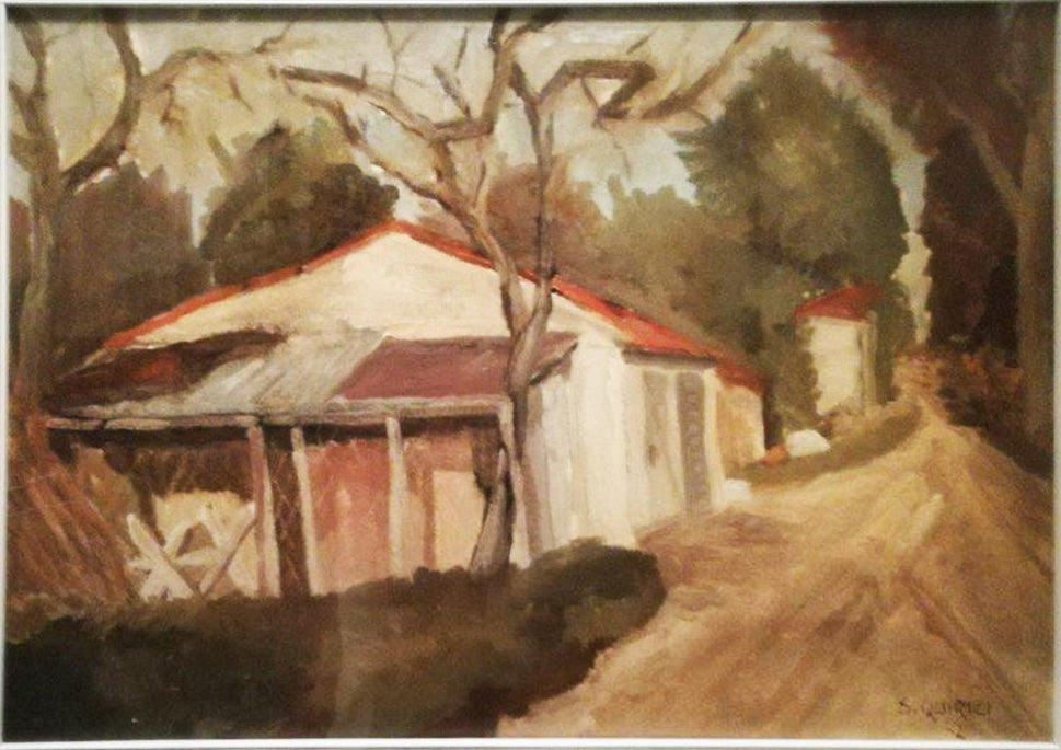 Silvano Quirici -  Paesaggio con strada