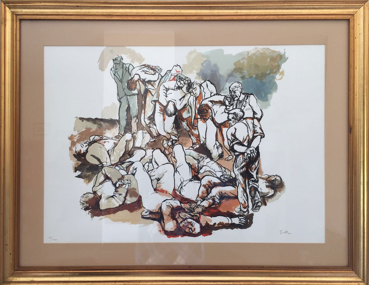 Renato Guttuso - La strage degli ebrei