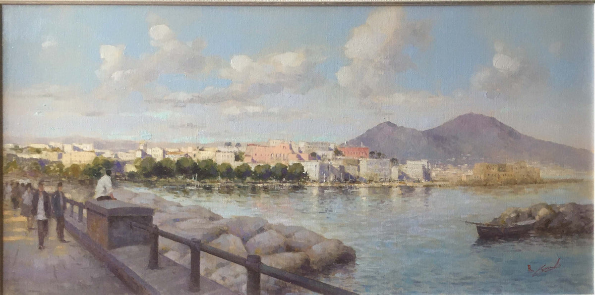 Il Viaggio di Renato Criscuolo, olio su tela