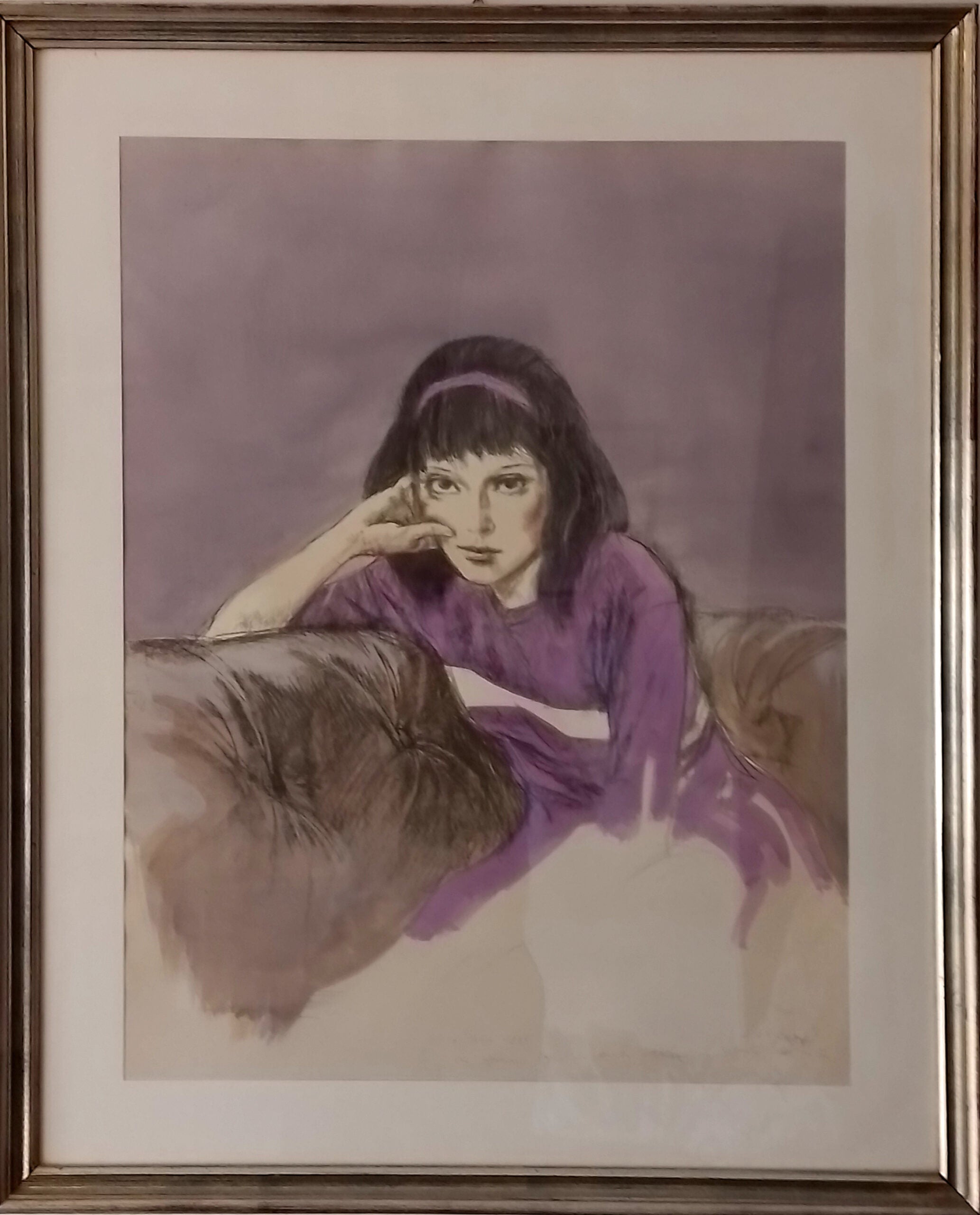 Alberto Sughi - Ragazza seduta