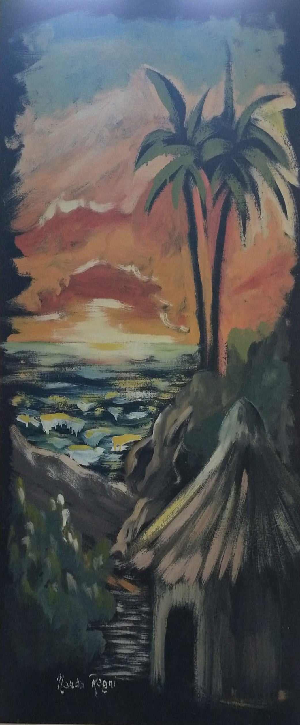 Fernando Ragni - Palm Trees at Sunset