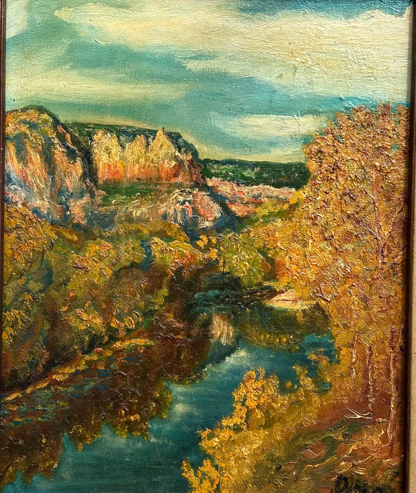 PAESAGGIO NATURALE - ARTISTA SCONOSCIUTO