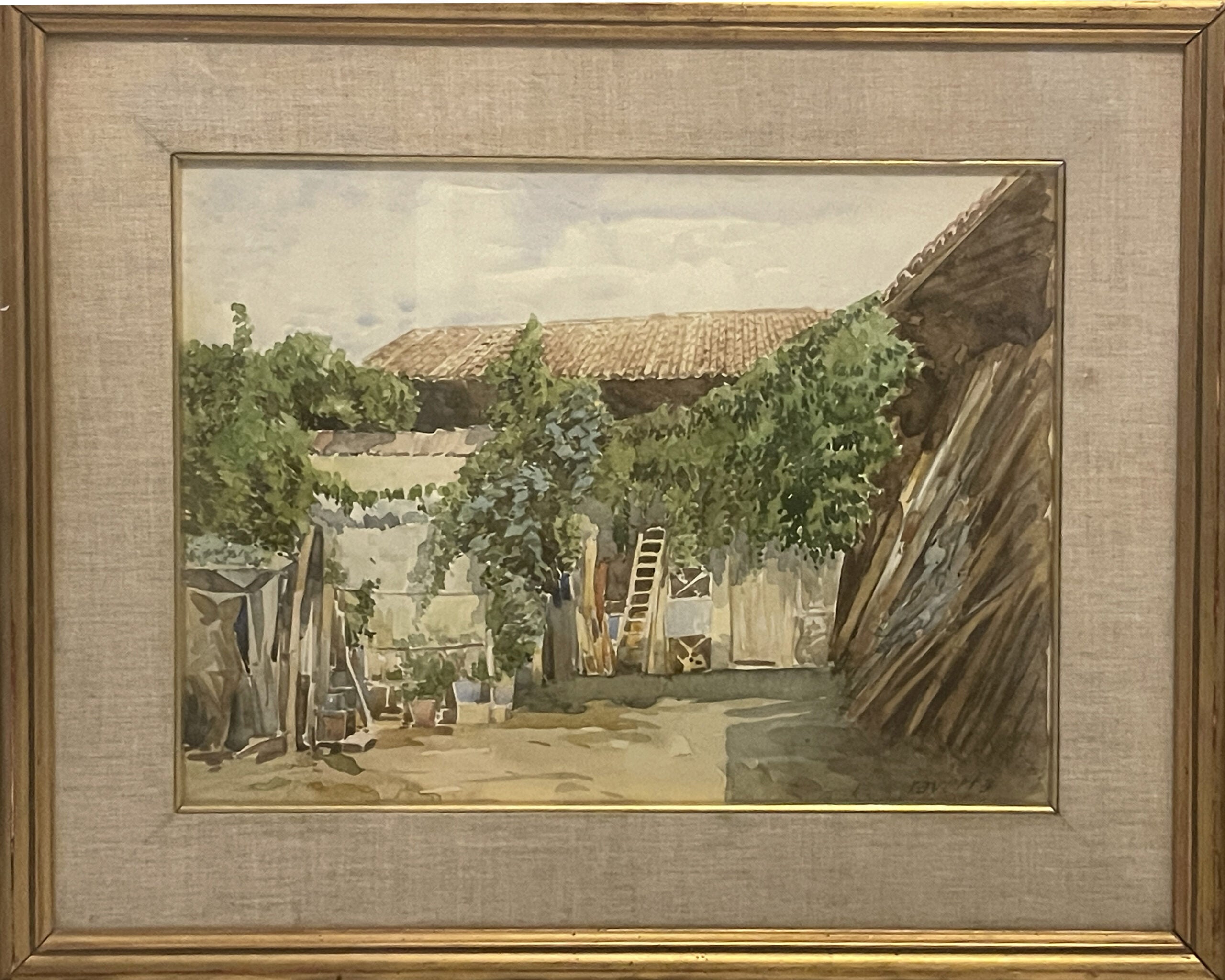 Giuseppe Raverta - Senza titolo (paesaggio)