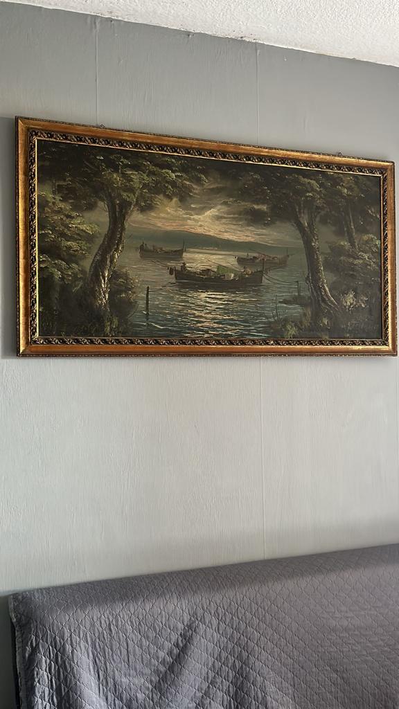 BARCHE AL LAGO - G. TESTORIO