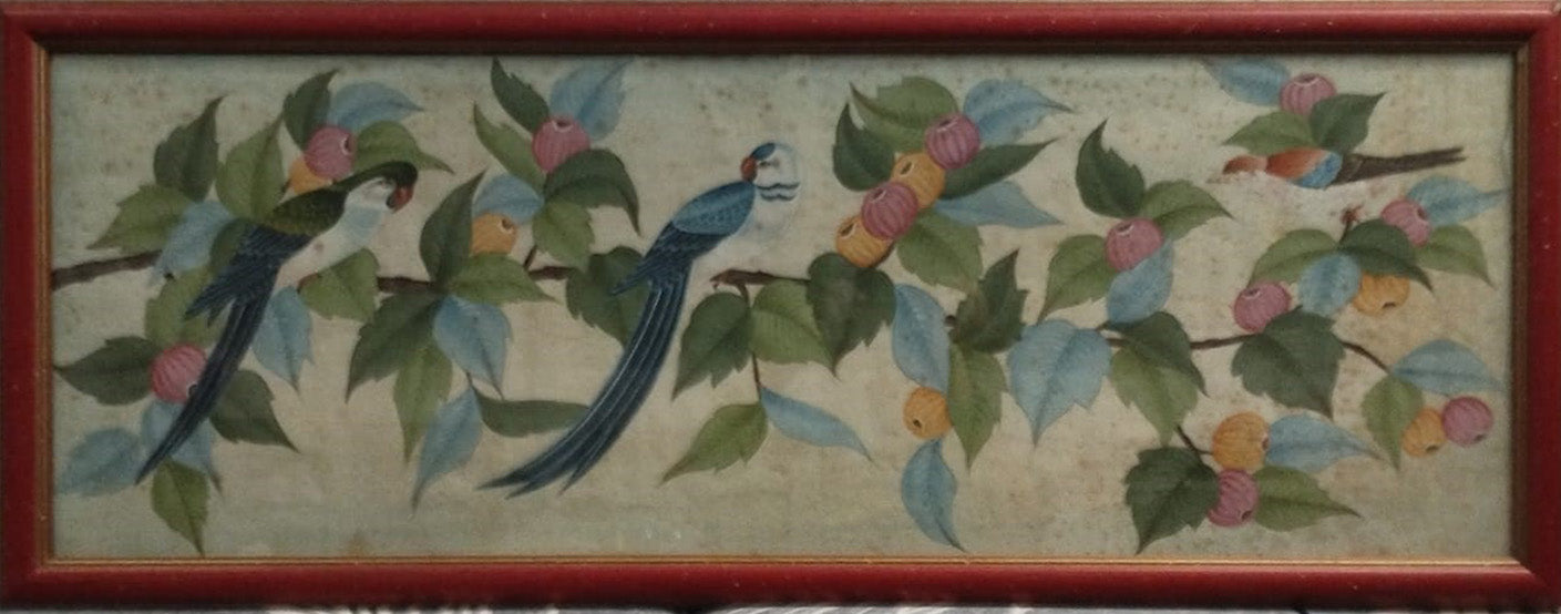 Autore Sconoscuto - Birds and flowers