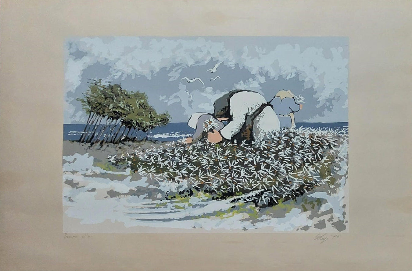 Mario Lupo - Senza titolo (donne in attesa)