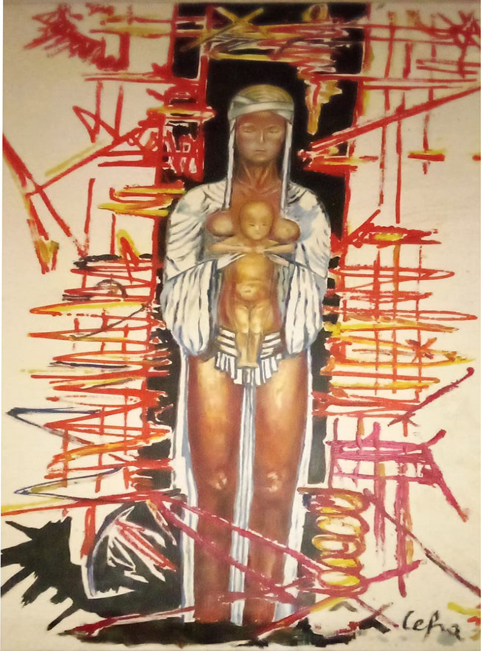 Cefra (Celotti Franco) - Virgen con el Niño