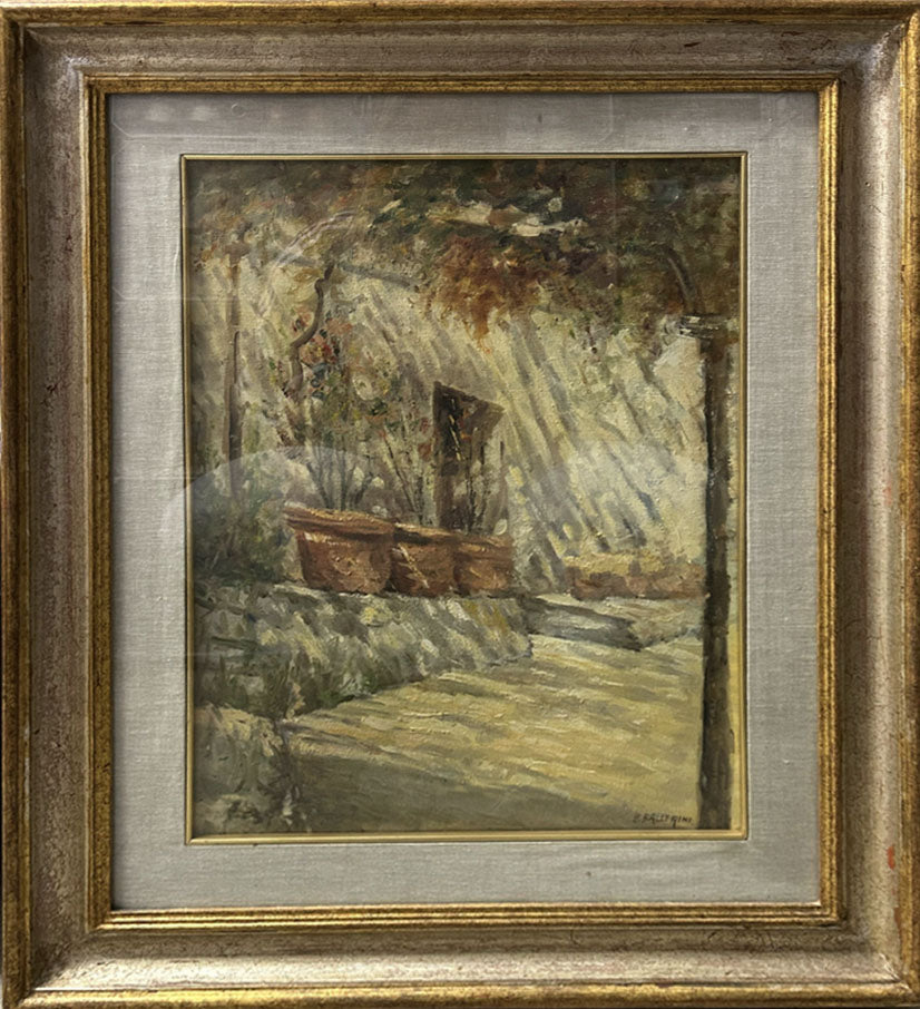 Ubaldo Ballerini - Scorcio giardino casa