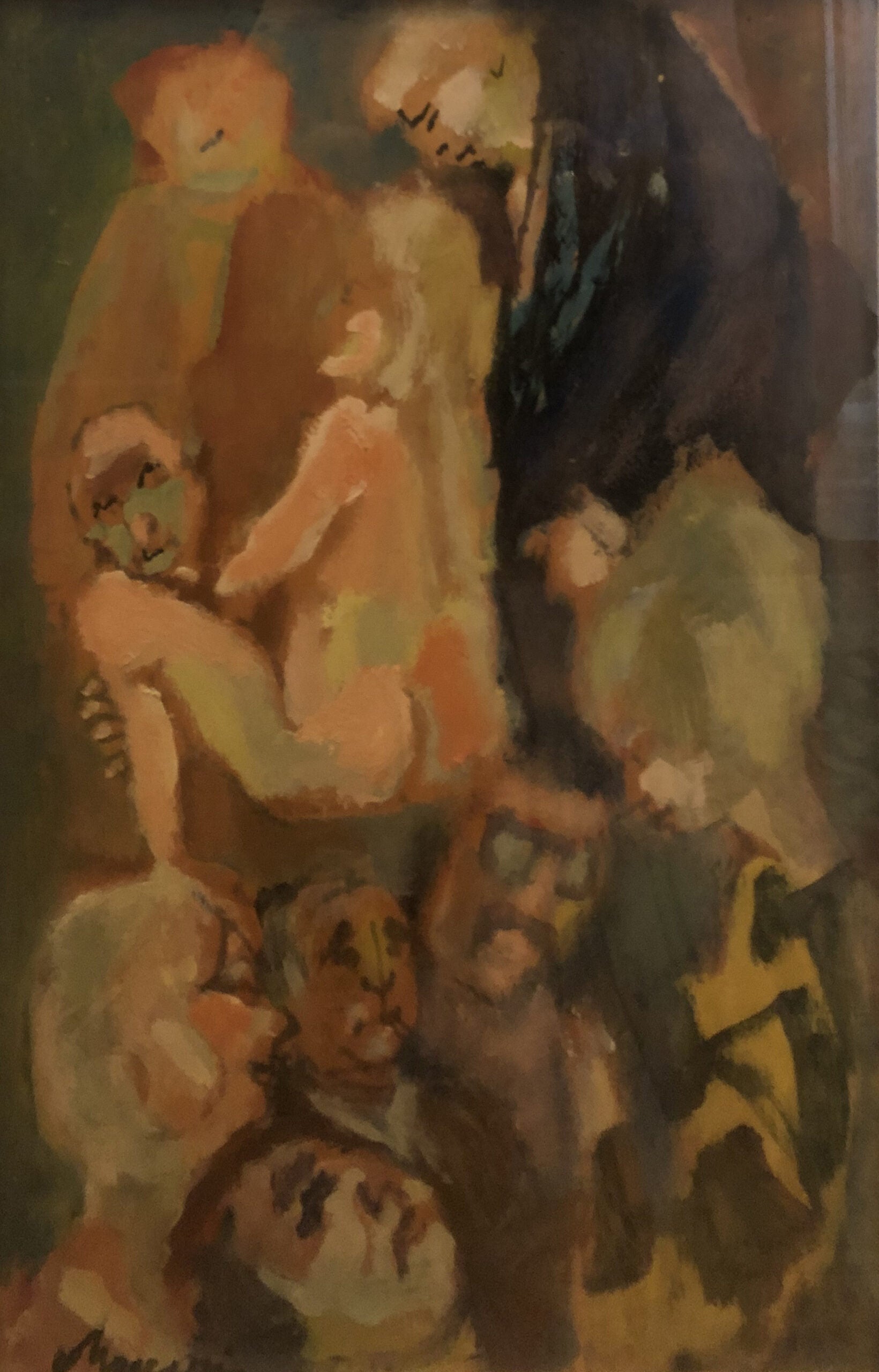Mino Maccari - Senza titolo (figure)