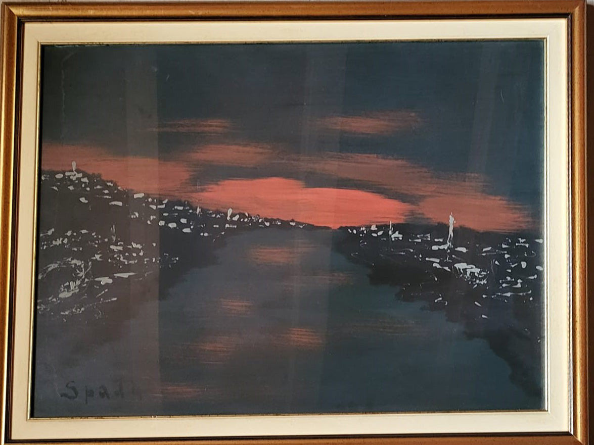 Spada - Paesaggio al tramonto