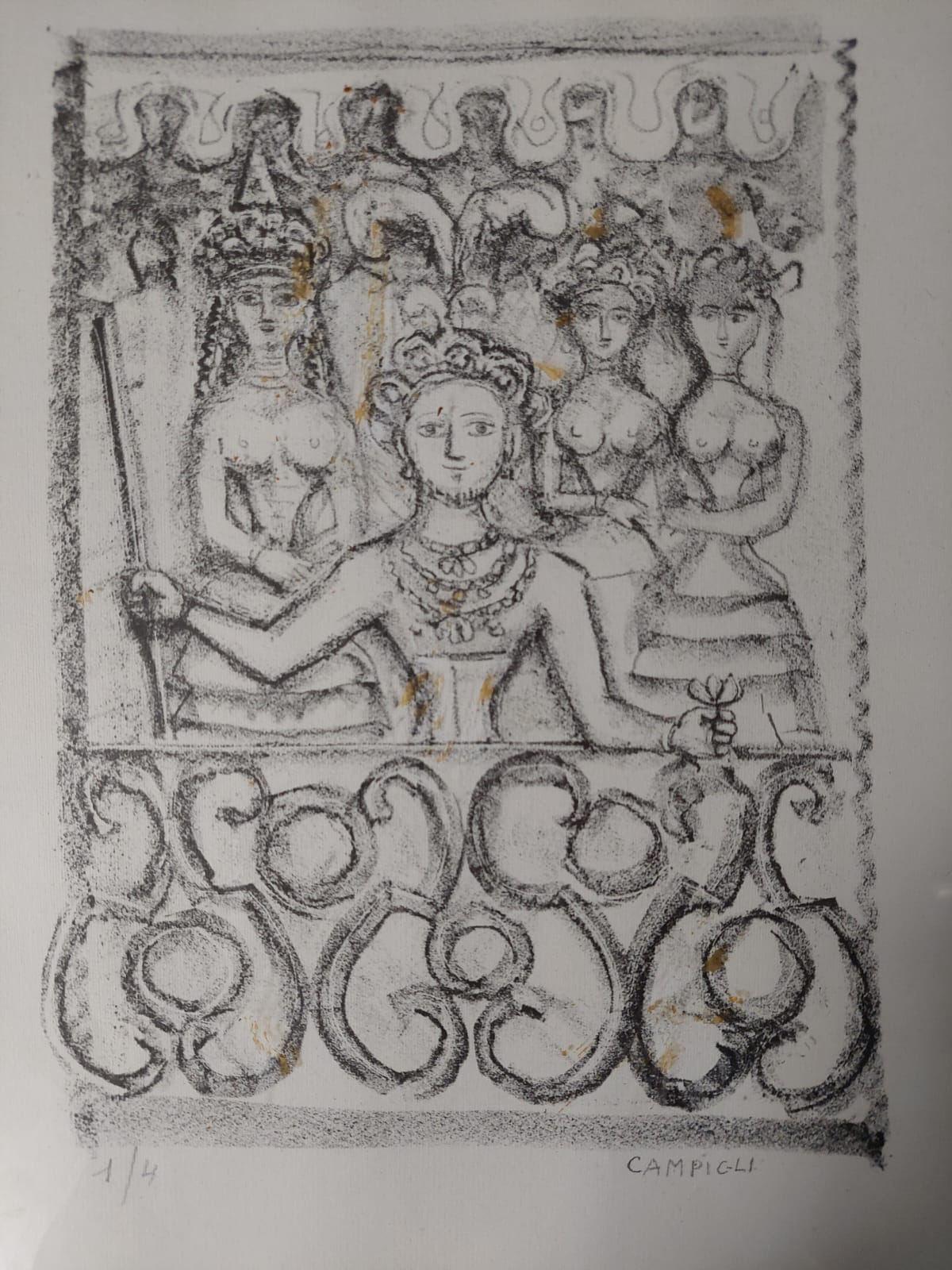 Massimo Campigli - Theseus