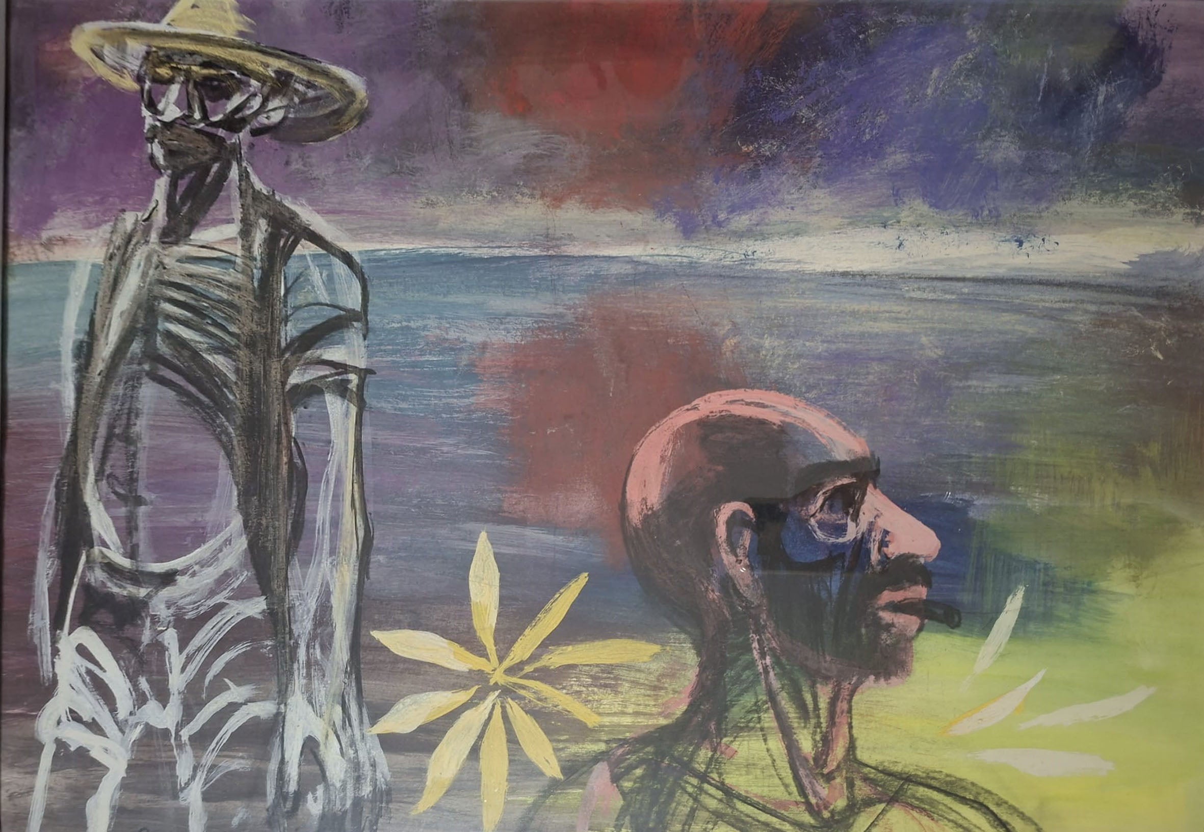 Giuseppe Motti - Sin título (Hombre con sombrero)