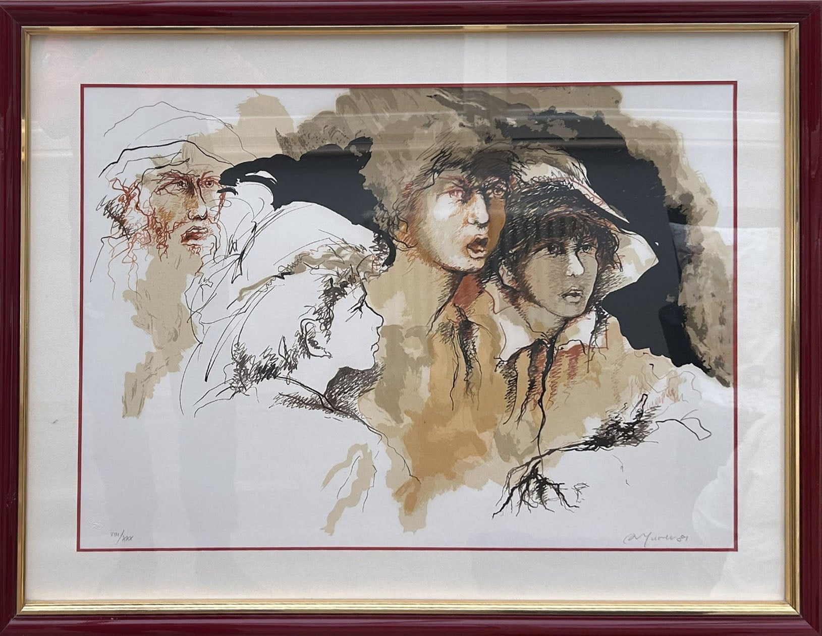 Augusto Murer - Senza titolo (scena di genere)