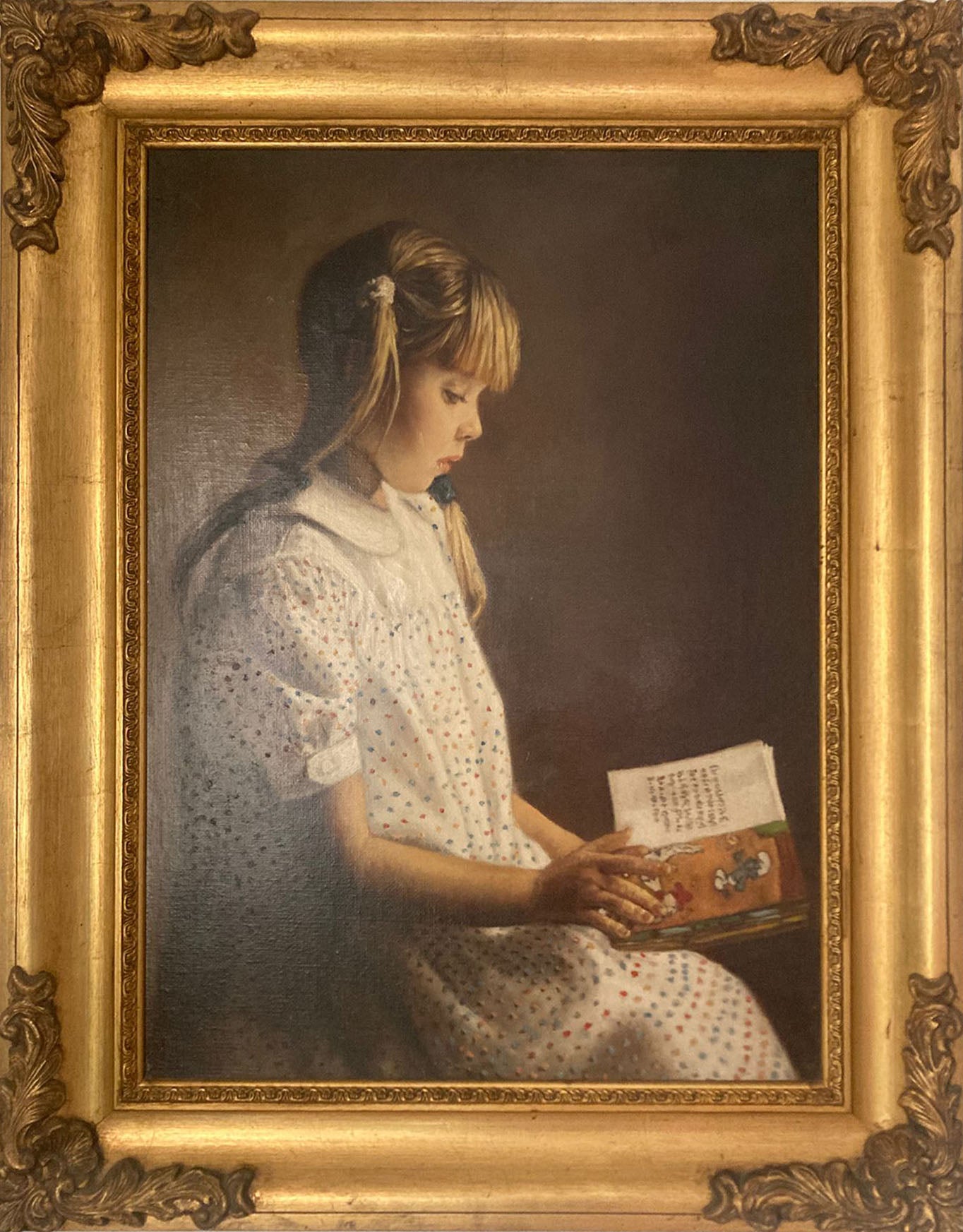 Andrea Giglio - Senza titolo (bambina che legge)