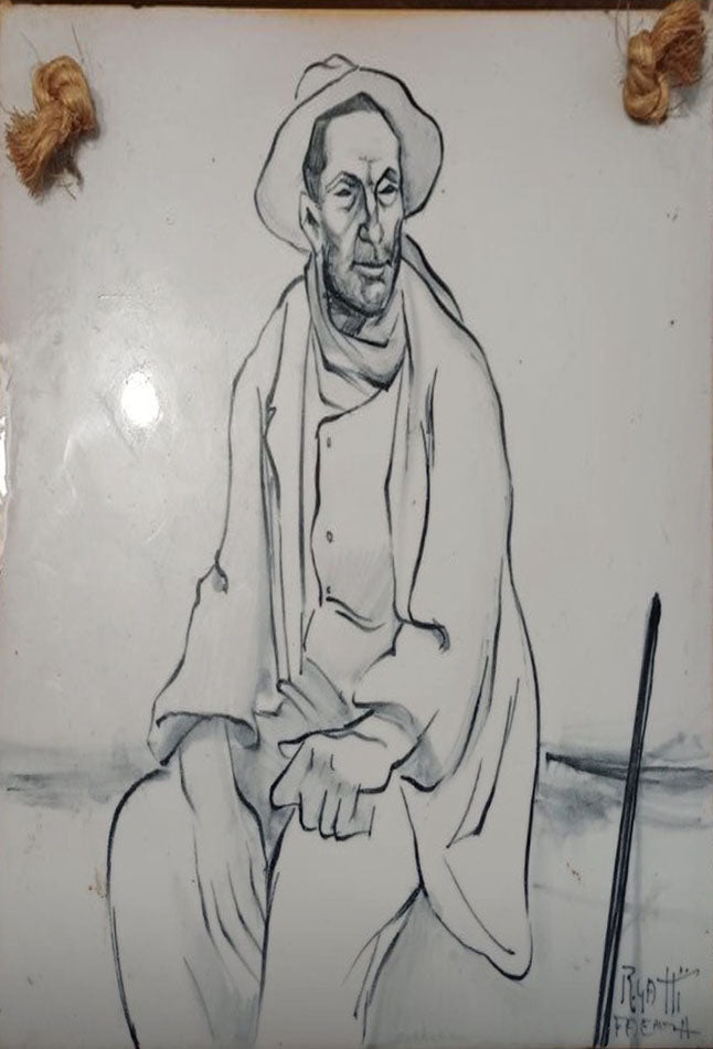 Riccardo Gatti - Sin título (Figura sentada)