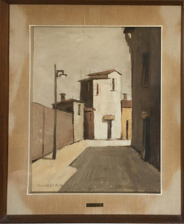 Prospero Riva - Scorcio di una via