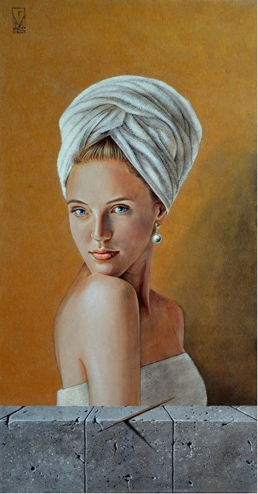 Barbieri Grazia - Ragazza con asciugamano