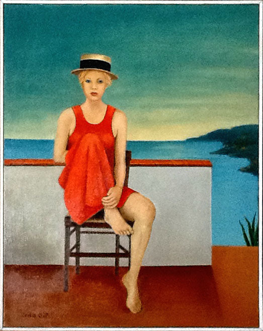 Carla Silvi - Ragazza con la paglietta