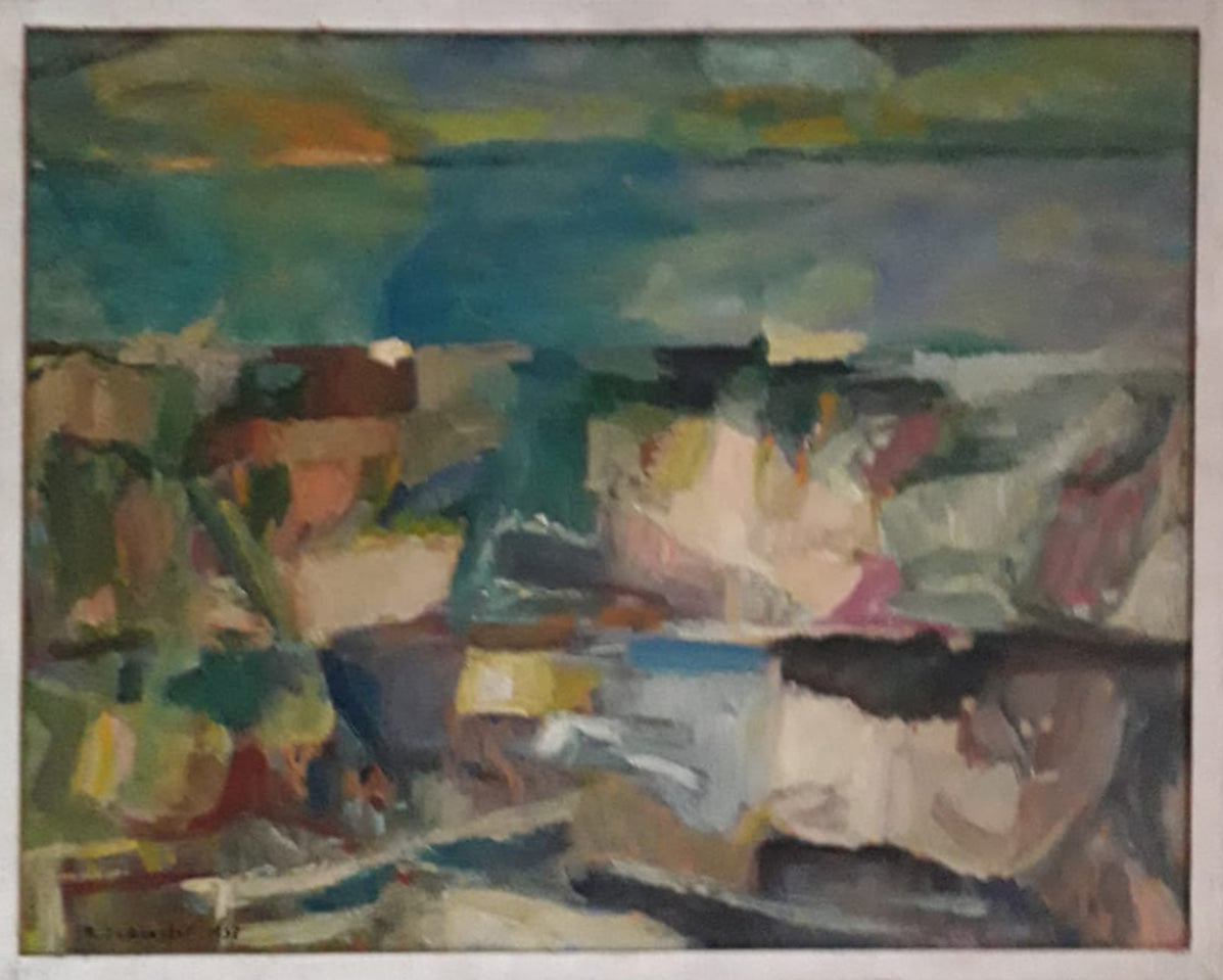 Renzo De Benedetti - Greto del fiume