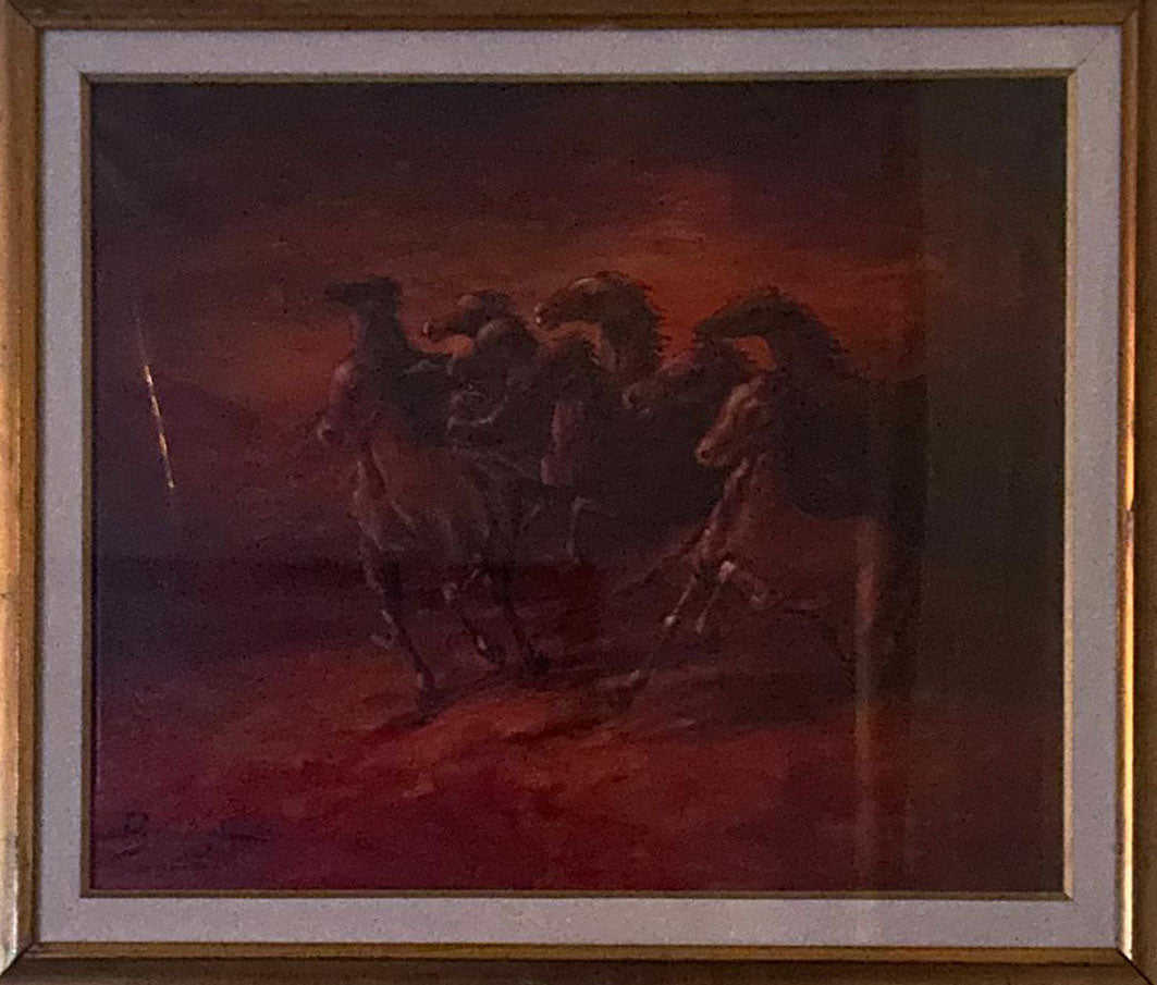 Bollart (Arturo Bollati) - Sin título (Caballos)