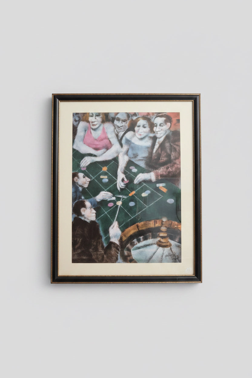 Roulette – Litografia – Remo Squillantini