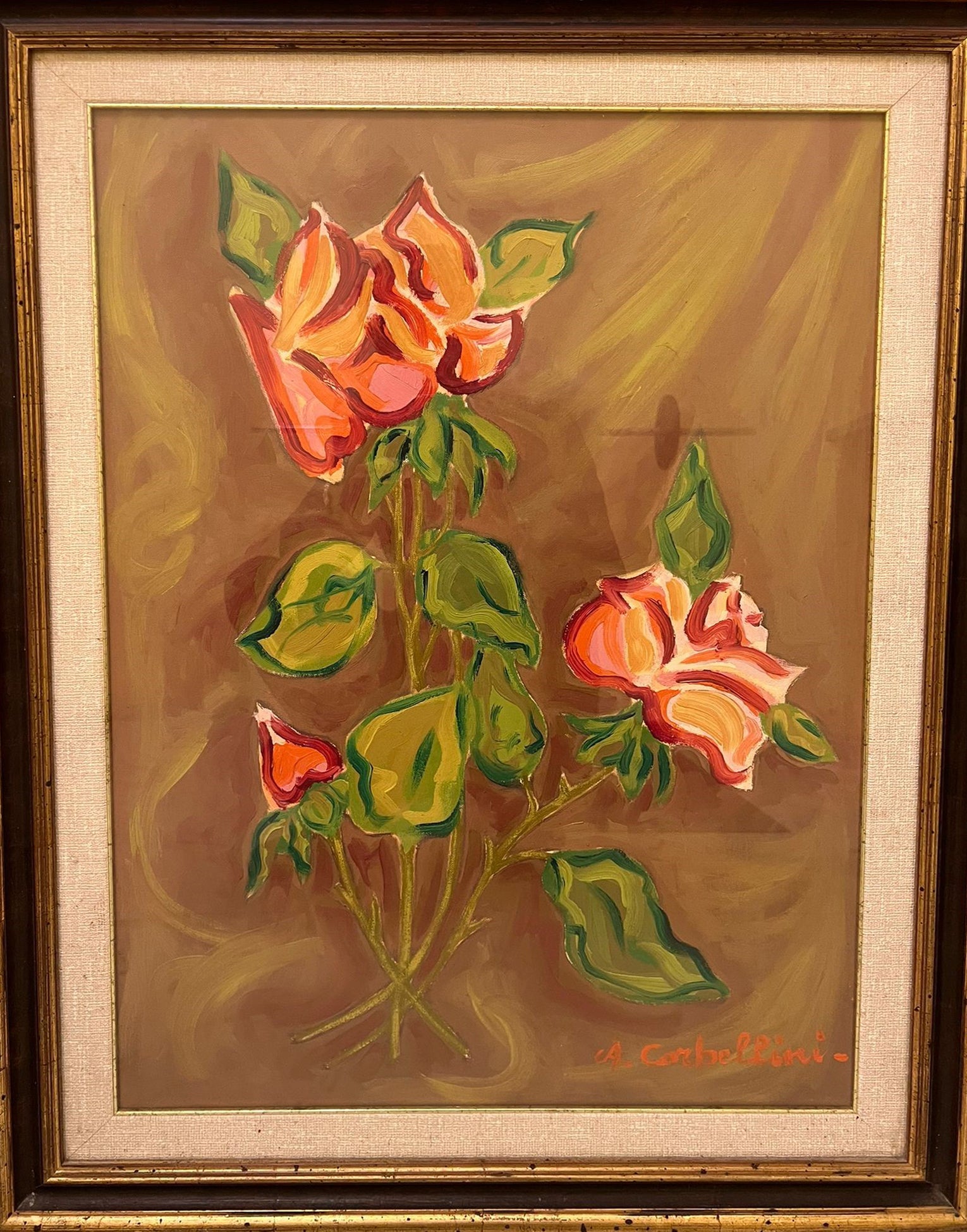 Augusto Corbellini - Senza titolo (rose)