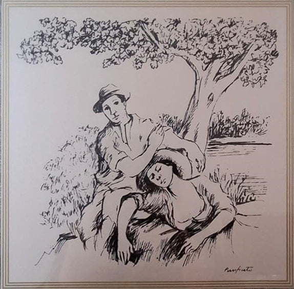Domenico Purificato - Senza titolo (Scena di genere)