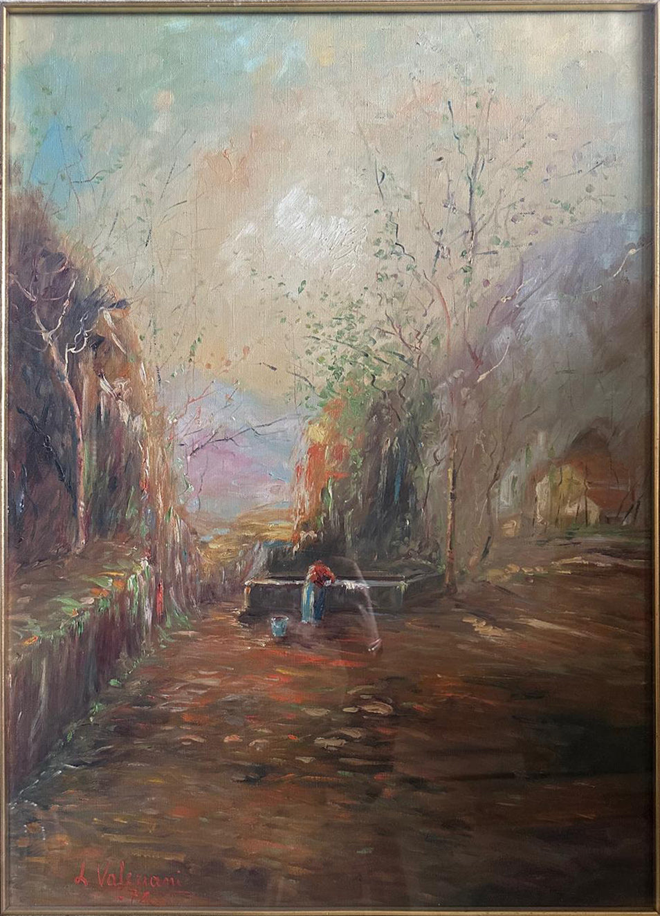 Luciano Valeriani (attributed to) - Untitled (Country Scene)