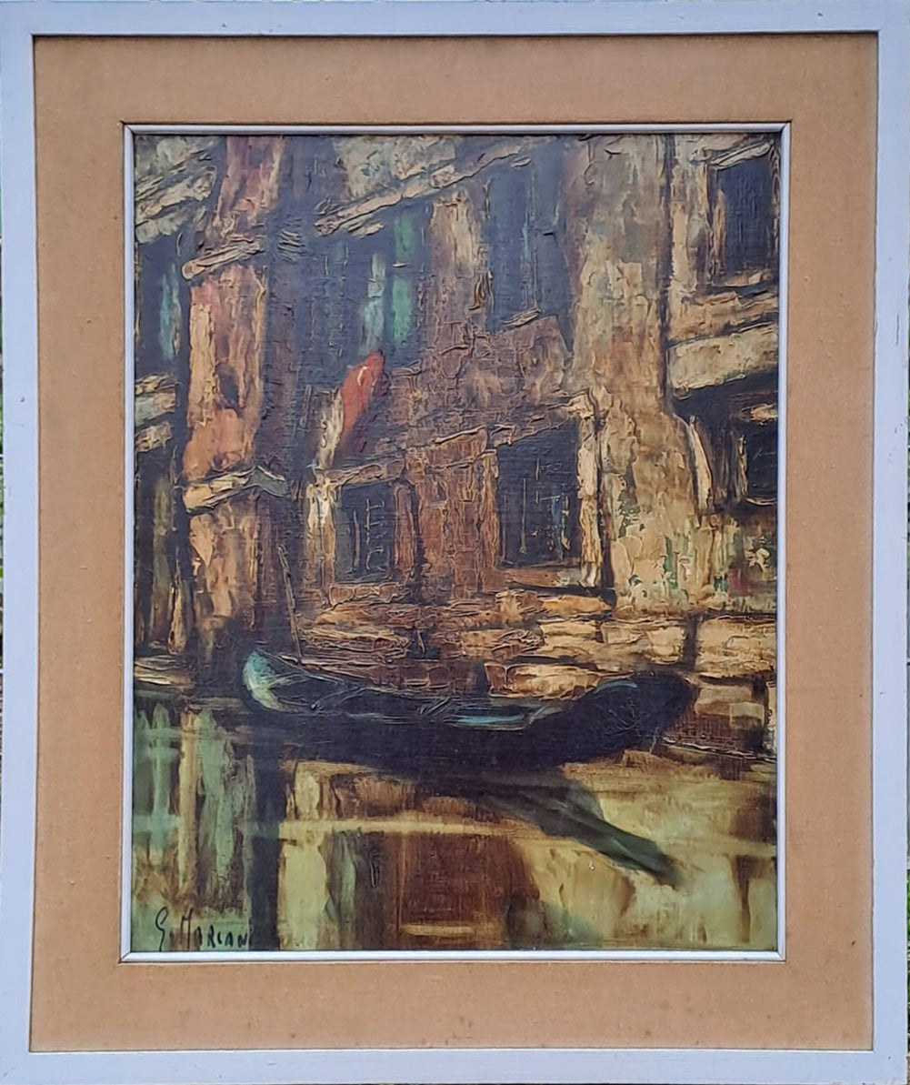 G. Mariani - Venezia, muro e barca