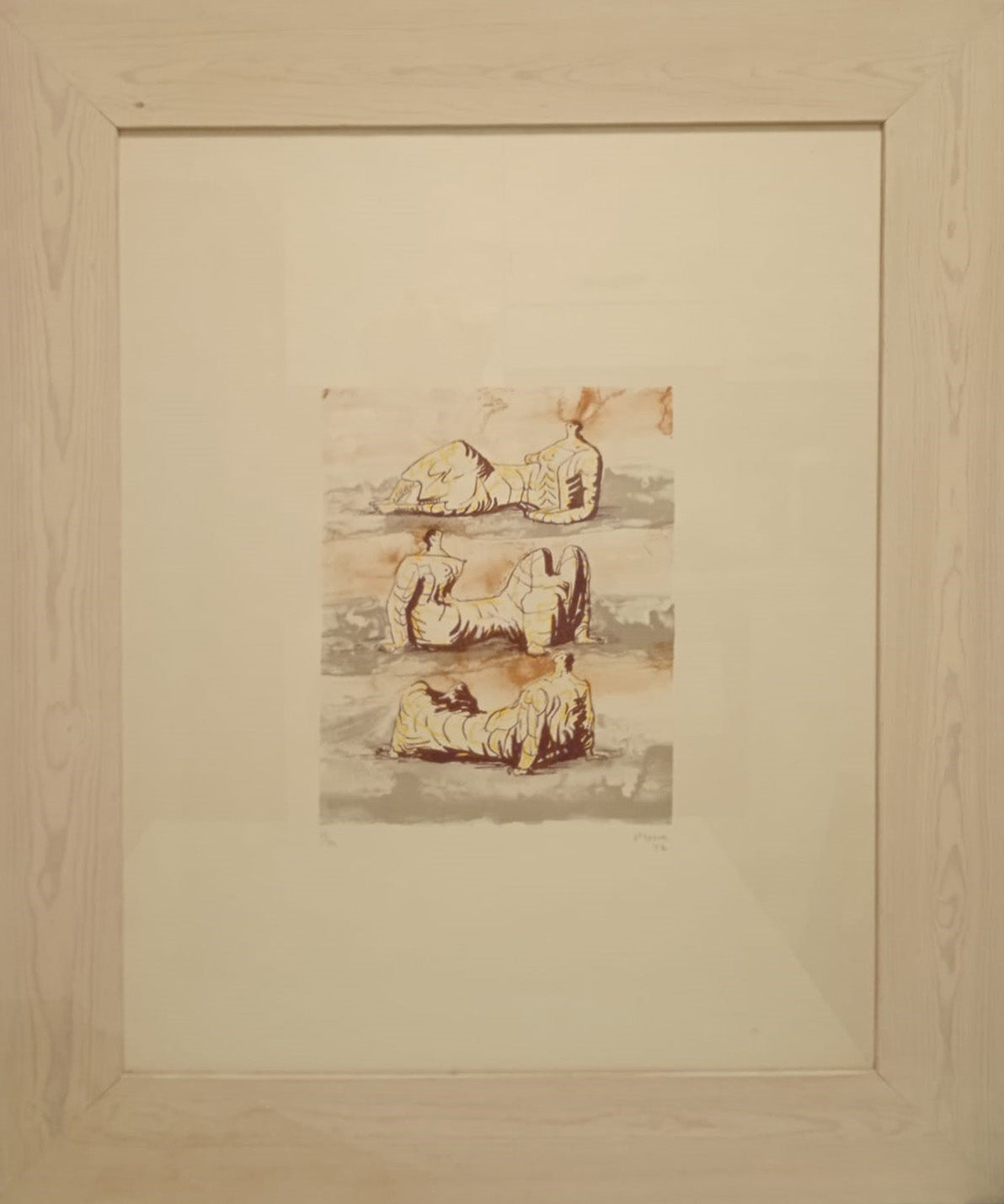 Henry Moore - Three reclining figures
