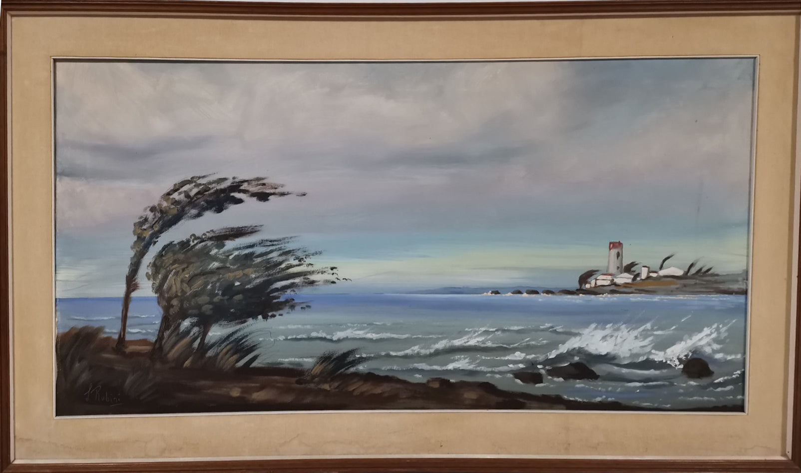 Lorenzo Rubini - Senza titolo (paesaggio marino)