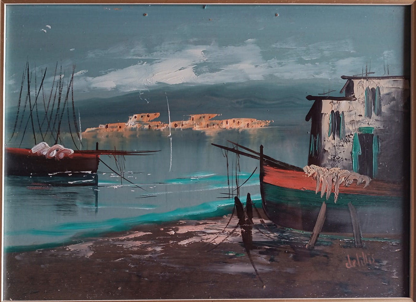 De Lillis -Senza titolo (paesaggio marino)