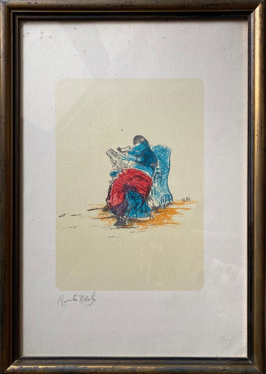 Renato Natali - Senza titolo (figura su poltrona)