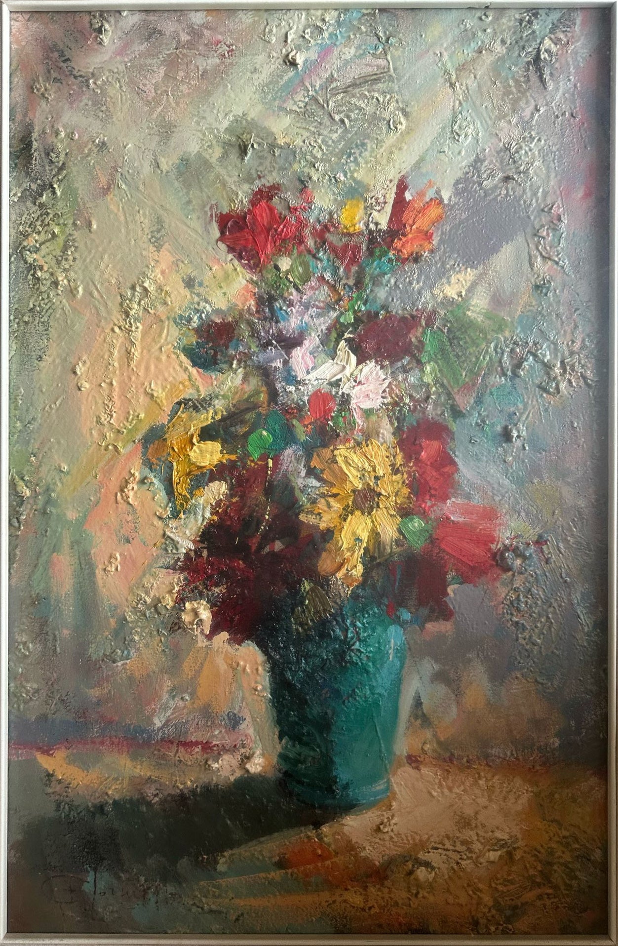Gianni Farinella - Senza titolo (Fiori)